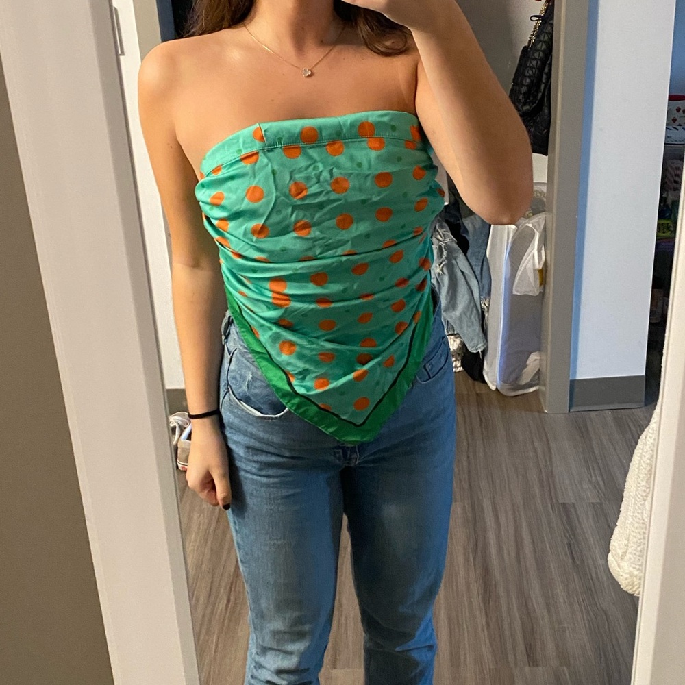 Zara Strapless Scarf top